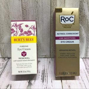 ❌SOLD❌ Burt’s Bee’s & Róc Eye Cream Bundle